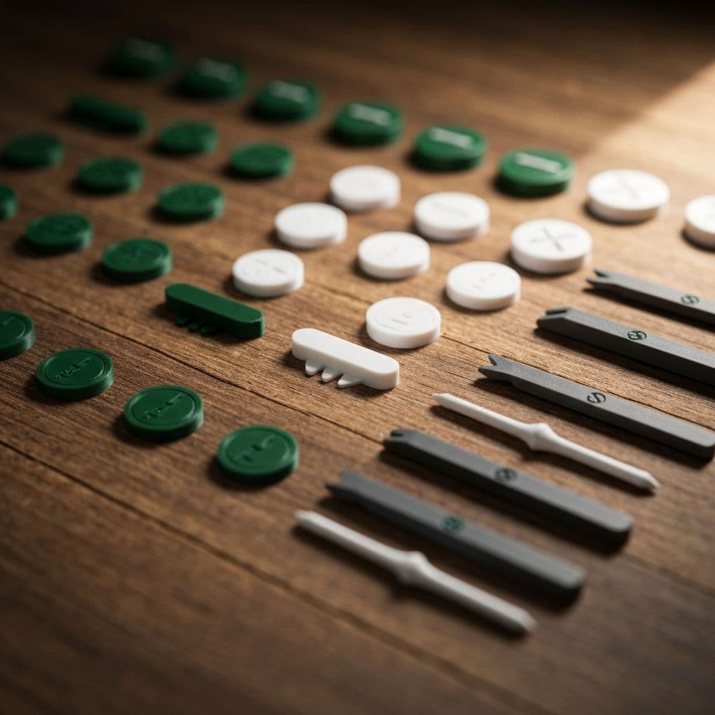 Finished golf accessories